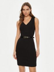 Marciano Guess Sukienka koktajlowa 5RGK10 6302A Czarny Bodycon Fit. Czarne sukienki damskie Marciano Guess, z aplikacjami, z syntetyku, wizytowe, bez kołnierzyka, bez ramiączek, bodycon. Za 759.99 zł.