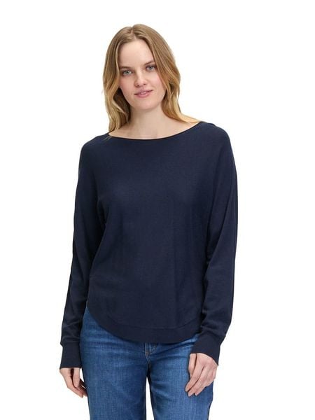 BETTY & CO Sweter w kolorze granatowym rozmiar: 44. Niebieskie swetry klasyczne damskie Betty & Co., bez kołnierzyka. Za 74.63 zł.