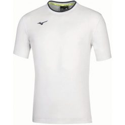 Koszulka Mizuno. Białe t-shirty damskie Mizuno, bez wzorów, bez kołnierzyka. Za 130.50 zł.