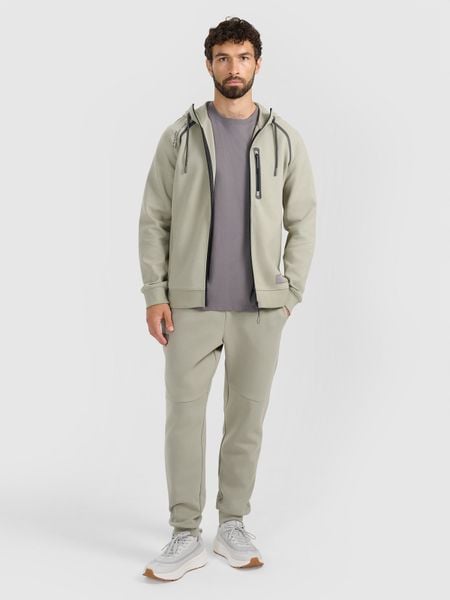 4F Spodnie dresowe joggery męskie - zielone XXL. Niebieskie spodnie dresowe męskie 4f, bez wzorów, z bawełny. W wyprzedaży za 149.99 zł.