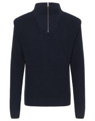 LEE HALF ZIP KNIT SKY MĘSKI SWETER ELEGANCKI CIEPŁY SKY BLUE 112341694 L83Y016371. Niebieskie swetry męskie Lee, l, bez wzorów, bez kołnierzyka. Za 159.99 zł.