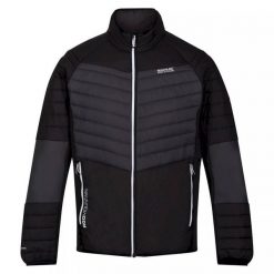 Softshell Męski Halton VI. Czarne kurtki softshell damskie Regatta, m, bez wzorów, z softshellu, bez kaptura. Za 175.99 zł.