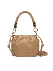 LOVE MOSCHINO Torebka JC4220PP0OKA0209 Beżowy. Brązowe torebki klasyczne damskie Love Moschino, bez wzorów, ze skóry, bez dodatków. Za 859.99 zł.