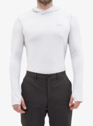 Bluza termoaktywna Turbat Hike Lite LS Hood Thermo T-Shirt. Białe bielizna termoaktywna męska TURBAT, m, bez wzorów, z elastanu. Za 164.99 zł.