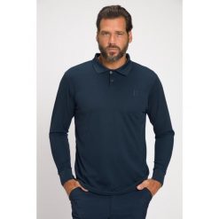 Męska Koszulka polo golf długi rękaw QuickDry. Niebieskie koszulki polo męskie JAY-PI, m, bez wzorów, z materiału, bez ramiączek. Za 244.99 zł.