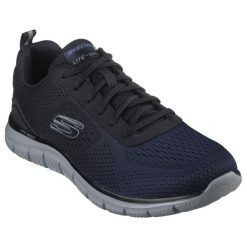 Tenisówki Skechers Model Track-ripkent Kolor Czarny. Czarne trampki i tenisówki męskie Skechers, bez wzorów, z gumy, bez zapięcia. Za 249.99 zł.