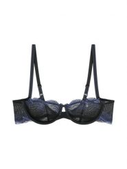 Triumph Biustonosz na fiszbinach - Comfort Glam Kobiety Sztuczne włókno czarny, 90C. Czarne biustonosze Triumph, bez wzorów, z koronki. Za 119.95 zł.