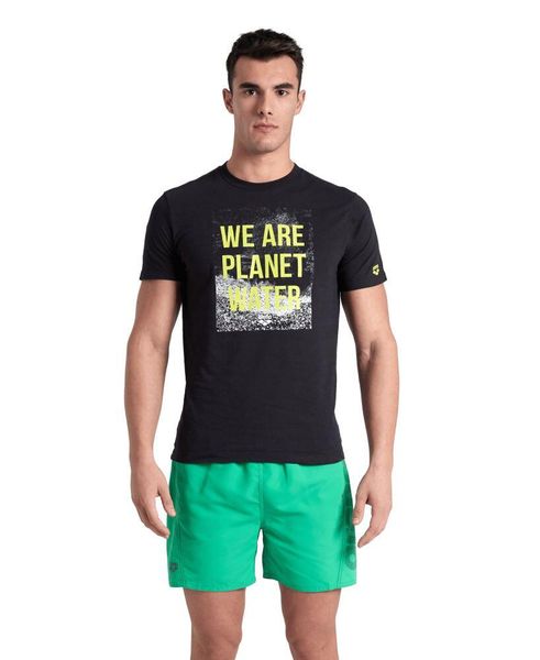Koszulka męska T-shirt bawełniany sportowy na trening Arena Solid. Czarne t-shirty męskie Arena, m, bez wzorów, z bawełny, bez kołnierzyka. Za 81.98 zł.