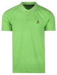 Klasyczna Męska Koszulka POLO - Brave Soul - Jasna Zieleń. Zielone koszulki polo męskie Brave Soul, na lato, l, bez wzorów, z bawełny, bez ramiączek. Za 59.00 zł.
