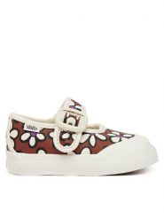 Vans Baleriny Mary Jane VN000CRYRUS1 Brązowy. Brązowe baleriny dziewczęce Vans, bez wzorów, z materiału. Za 219.99 zł.