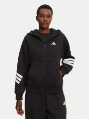 Adidas Bluza Future Icons 3-Stripes JE0171 Czarny Regular Fit. Czarne bluzy bez kaptura damskie Adidas, s, z bawełny. Za 239.99 zł.