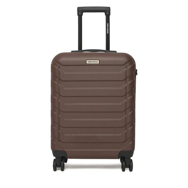 Walizka kabinowa GINO ROSSI. Brązowe walizki Gino Rossi, bez wzorów. Za 259.99 zł.
