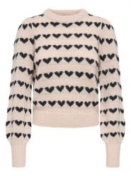 JDY Sweter w kolorze beżowym rozmiar: S. Brązowe swetry klasyczne damskie JDY, s, bez kołnierzyka. Za 91.34 zł.