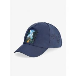Czapka z daszkiem Crazy Cap Bro - van. Niebieskie czapki męskie Crazy, bez wzorów, sportowe. Za 209.99 zł.
