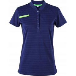 Damska koszulka polo Tecnifibre F3 Ventstripe. Niebieskie bluzki damskie TECNIFIBRE, bez wzorów, sportowe, bez kołnierzyka, bez ramiączek. Za 69.00 zł.