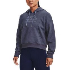 Bluza damska sportowa dresowa Under Armour 1374107. Szare bluzy bez kaptura damskie Under Armour, bez wzorów, z dresówki, bez ramiączek, bez kaptura. Za 369.99 zł.