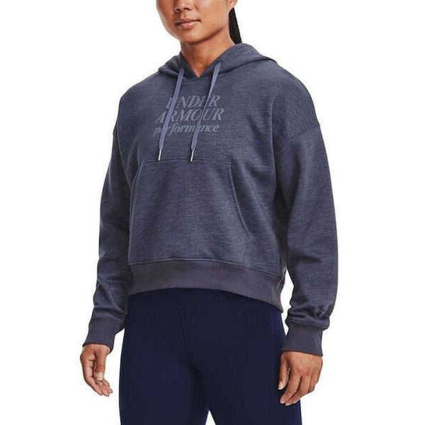 Bluza damska sportowa dresowa Under Armour 1374107. Szare bluzy bez kaptura damskie Under Armour, bez wzorów, z dresówki, bez ramiączek, bez kaptura. Za 369.99 zł.