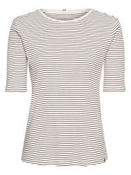 Camel Active Koszulka w kolorze kremowym rozmiar: S. Brązowe bluzki damskie Camel Active, s, bez wzorów, z bawełny, bez kołnierzyka, bez ramiączek. Za 73.99 zł.