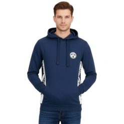 Bluza turystyczna męska Napapijri Bilo. Niebieskie bluzy z kapturem męskie Napapijri, m, z bawełny. W wyprzedaży za 364.00 zł.