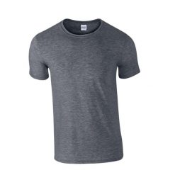 Koszulka Softstyle Dla Dorosłych Unisex. Szare bluzki damskie Gildan, xl, bez wzorów, sportowe, bez kołnierzyka, bez ramiączek. Za 33.99 zł.