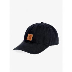 Czapka Carhartt Odessa - black. Czarne czapki męskie Carhartt, bez wzorów, sportowe. Za 83.99 zł.