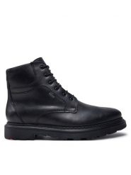 Lloyd Kozaki 24-519-00 Czarny. Czarne buty zimowe męskie Lloyd, ze skóry, bez zapięcia. Za 1,129.00 zł.