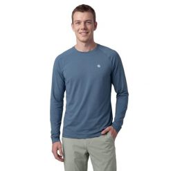 Męska koszulka trekkingowa z długim rękawem Siroko Nahuel Blue. Niebieskie koszulki męskie z długim rękawem SIROKO, m. Za 139.00 zł.