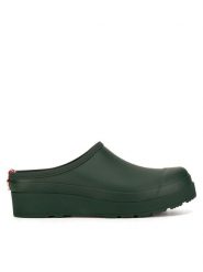 Hunter Klapki WFF1002RMA-ATM Zielony. Zielone klapki damskie Hunter, bez wzorów, z kauczuku, bez obcasa. Za 249.99 zł.