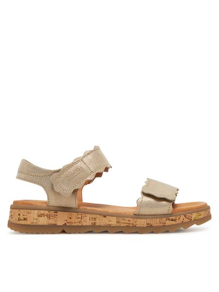 Froddo Sandały Alana G3150276-1 S Złoty. Żółte sandały dziewczęce Froddo, ze skóry, bez zapięcia. Za 329.99 zł.