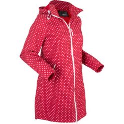 Długa kurtka softshell bonprix czerwony. Czerwone kurtki damskie bonprix, bez wzorów, z softshellu, bez kaptura. Za 189.99 zł.