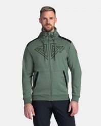 Męska bluza Kilpi ADELAN-M. Zielone bluzy z kapturem męskie Kilpi, m, z bawełny. Za 189.67 zł.