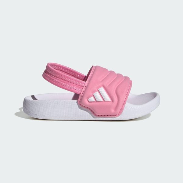 Klapki Adilette Estrap 2.0 Infants. Białe klapki damskie Adidas, bez wzorów, bez obcasa. Za 99.95 zł.