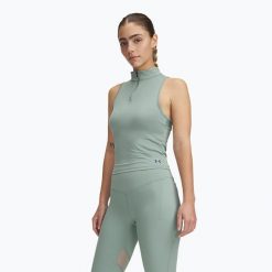 Koszulka treningowa damska Under Armour Vanish Elite Vent Tank. Zielone bluzki damskie Under Armour, xl, bez wzorów, bez ramiączek. Za 149.99 zł.