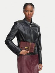 Just Cavalli Portfel 81RA5PA6 ZSA89 Bordowy. Czerwone portfele damskie Just Cavalli, bez wzorów. Za 689.99 zł.