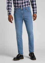 LEE RIDER MĘSKIE SPODNIE JEANSOWE LIGHT WORN L701SQBH 112319709. Spodnie materiałowe męskie Lee, bez wzorów, z jeansu. Za 239.99 zł.