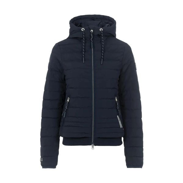 Damska kurtka z kapturem Cavallo Bena. Czarne kurtki damskie CAVALLO, bez wzorów, z puchu, z kapturem. Za 555.50 zł.