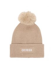 Guess Czapka AW5650 WOL01 Beżowy. Brązowe czapki zimowe damskie Guess. Za 154.99 zł.