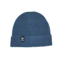 Czapka dzianinowa Beanie - rozmiar uniwersalny - (niebieska). Niebieskie czapki męskie SURF MONKEY, bez wzorów, z dzianiny, sportowe. Za 119.95 zł.