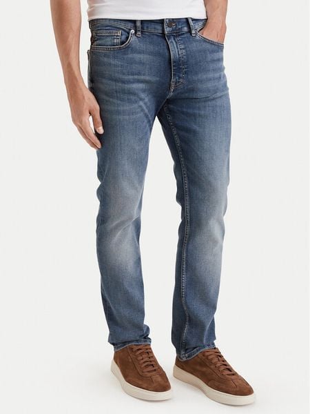 BOSS Jeansy Delaware 50564539 Niebieski Slim Fit. Niebieskie jeansy męskie Boss. Za 629.99 zł.