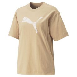 Koszulka Sportowa Damska Puma Her. Żółte bluzki sportowe damskie Puma, l, bez wzorów, z bawełny, bez ramiączek. Za 226.00 zł.