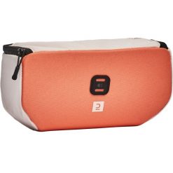 Torba rowerowa przednia dla dzieci Btwin na kierownicę. Brązowe torebki dziecięce B'TWIN. Za 44.99 zł.