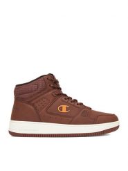 Champion Sneakersy WB-RD18 COMB MID B GS S33220-MS562 Brązowy. Brązowe buty sportowe chłopięce CHAMPION, z materiału, bez zapięcia. Za 219.99 zł.