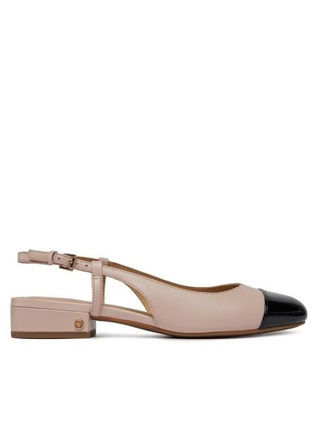 MICHAEL Michael Kors Baleriny Perla Flex Sling Flat 40R4PLFP1L Różowy. Czerwone baleriny damskie MICHAEL Michael Kors, bez wzorów, ze skóry, bez obcasa. Za 379.99 zł.