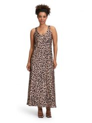 Vera Mont Sukienka w kolorze kremowo-brązowym rozmiar: 36. Brązowe sukienki damskie Vera Mont, bez wzorów, bez kołnierzyka, bez ramiączek, maxi. Za 260.99 zł.