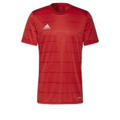 Koszulka męska adidas Campeon 21 Jersey. Czerwone t-shirty sportowe męskie Adidas, m, z jersey, bez ramiączek, do piłki nożnej. Za 90.00 zł.