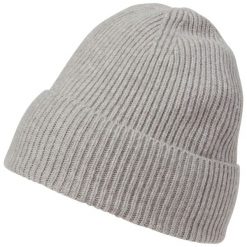 Czapka zimowa z merino dla dorosłych Helly Hansen Wool Beanie. Szare czapki męskie Helly Hansen, na zimę, bez wzorów, sportowe. Za 159.99 zł.