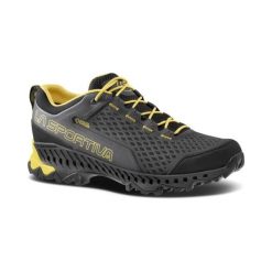 Buty turystyczne męskie La Sportiva Spire GTX. Czarne buty trekkingowe męskie La Sportiva, bez zapięcia, trekkingowe. Za 890.99 zł.