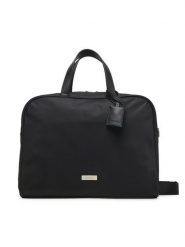 Calvin Klein Torba na laptopa Sleek Large Commuter LV04D3144G Czarny. Czarne torby na laptopa damskie CALVIN KLEIN, bez wzorów, z materiału. Za 479.99 zł.