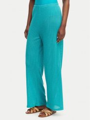 Ysabel Mora Spodnie materiałowe 86269 Turkusowy Loose Fit. Niebieskie spodnie materiałowe damskie ysabel mora, bez wzorów, z materiału. Za 249.99 zł.