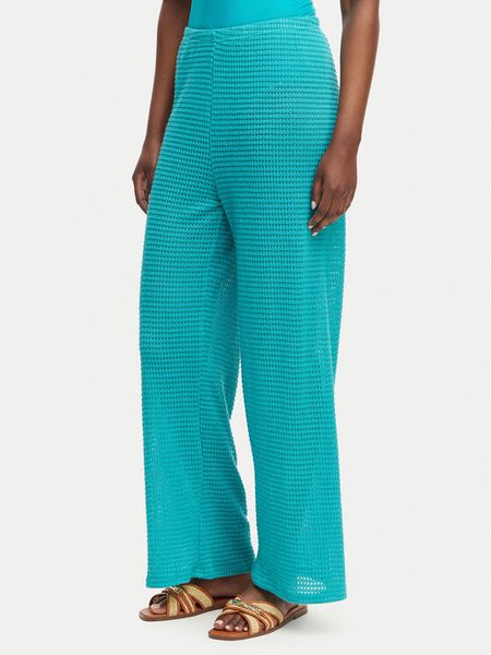 Ysabel Mora Spodnie materiałowe 86269 Turkusowy Loose Fit. Niebieskie spodnie materiałowe damskie ysabel mora, bez wzorów, z materiału. Za 249.99 zł.